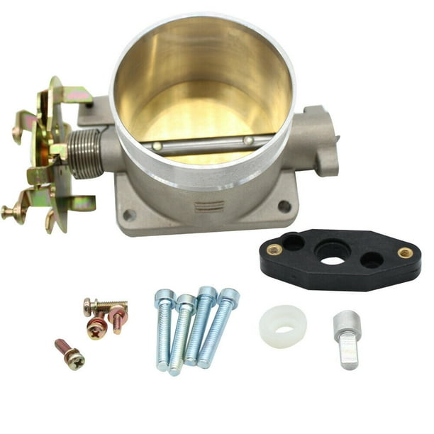 Polished Throttle Body 75MM 75 MM Direct fit for 96-04 Ford Mustang GT 4.6L SOHC